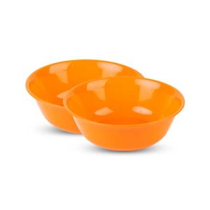 Appollo Saga Bowl Medium (Pack Of 2)-Orange