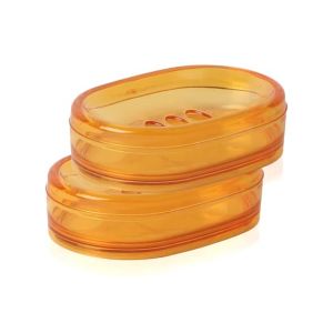 Appollo Joy Soap Dish (Pack Of 2)-Orange
