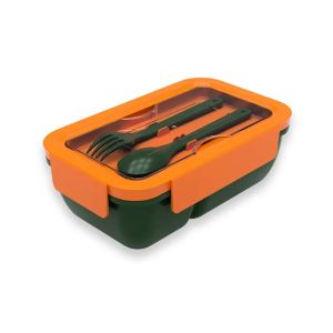 Appollo Mario Lunch Box-Dark Green