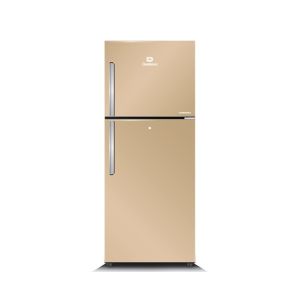 Dawlance CHROME+ Freezer-on-Top Refrigerator Hairline Golden 15 cu ft (9191-WB)