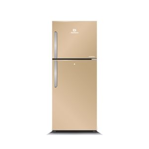 Dawlance CHROME+ Freezer-on-Top Refrigerator Hairline Golden 12.5 cu ft (9178-WB)
