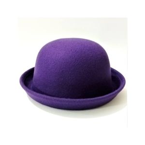 Kings Bowler Hat Cap - Purple (0625)