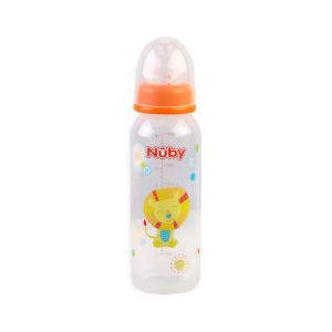 Nuby Standard Neck Feeding Bottle Orange (NV03004)