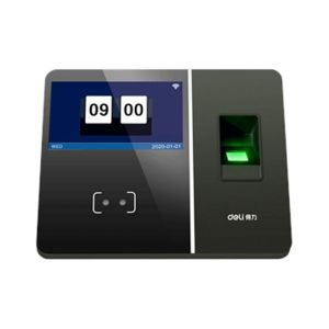 Deli Fingerprint+Face Attendance Machine Black (E13750)