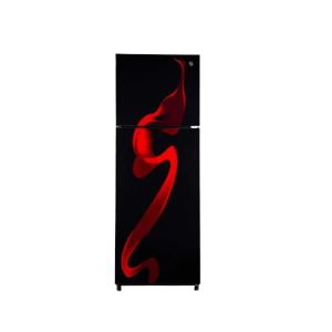 PEL Ultra InverterOn Glass Door Freezer-on-top Refrigerator 14 Cu Ft (PRUINVO GD-21950)-Red Blaze