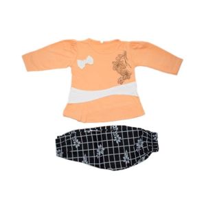 Komfy Flower Printed Baby Fancy Dress (NBG023)