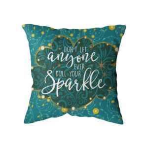 ZamZam Green Blooms Cushion Cover 