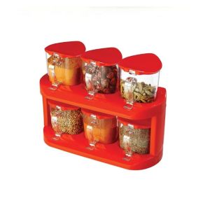 ShopEasy Fashion Seasoning Spice Rack Set - 6Pcs