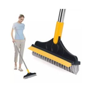 ShopEasy 2 In 1 Floor Scrub Wiper Brush