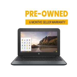 HP Chromebook 11 G4 16GB Storage 4GB RAM 11.6" Display Playstore Supported Chromebook Black