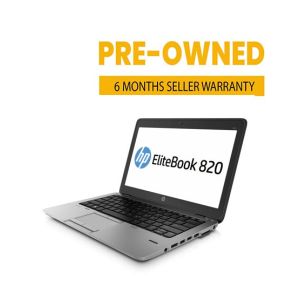 Hp Elitebook 820 G1 Core i5 4th Generation 8GB RAM 128GB SSD 500GB HDD 12.5 inch Screen Free Laptop Bag (Windows 11 Registered)