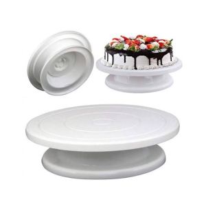 Easy Shop 12" Fiber Cake Serving Stand White