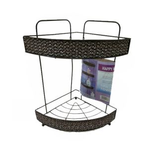 Easy Shop 2 Layer Bathroom Corner Rack (0828)