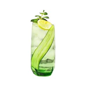 Easy Shop 6 Pcs Table Glass Set - Green (1413)