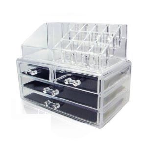 Easy Shop Acrylic Cosmetic Organizer And Lipstick Holder