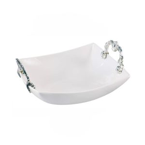 Easy Shop Ceramic Cooking Bowl White