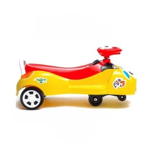 Easy Shop Dolphin Ride On Handle Running Car for Kids Yellow