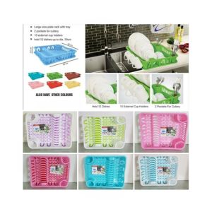 Easy Shop Extra Large Plastic Dish & Plate Rack