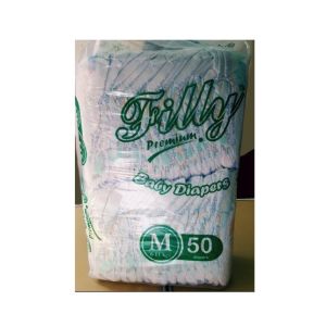 Easy Shop Filly Premium Baby Diaper Medium (Pack Of 50)