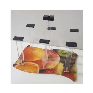 Easy Shop Fruit Printed Acrylic Glass Stand (1115)