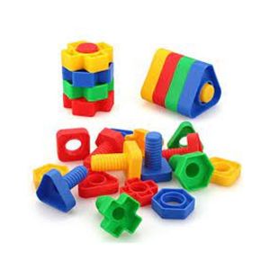 Easy Shop Multi Colored Screw Blocks for Kids