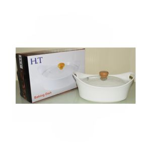 Easy Shop Serving Dish With Glass Lid