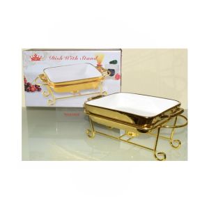 Easy Shop Serving Dish With Stand - 2Pcs