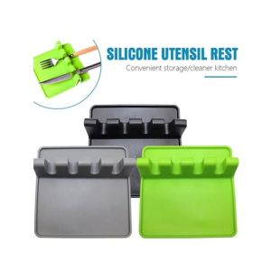 Easy Shop Silicone Utensils Rest For Kitchen
