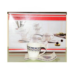 Easy Shop Solecasa Tea Wavy Mug & Saucer Set (0945)