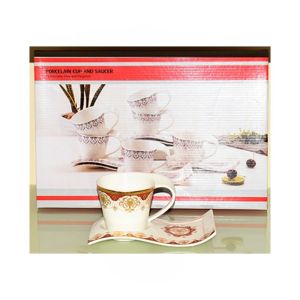 Easy Shop Solecasa Tea Wavy Mug & Saucer Set (0947)