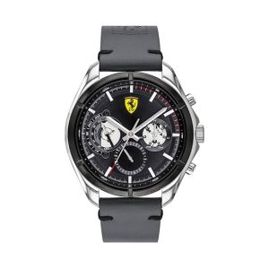 Ferrari Scuderia Leather Men's Watch Black (830753)