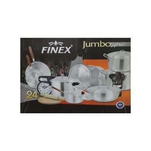 Finex Cookware Jumbo Metal Finish Gift Set - 24 Pcs