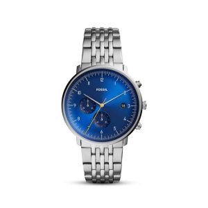 Fossil Chase Timer Men's Watch Silver (FS5542)