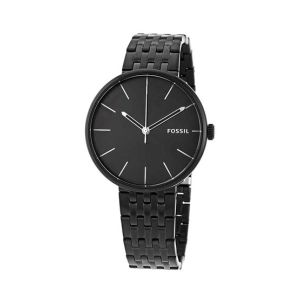 Fossil Hutton Three-Hand Stainless Steel Men's Watch Black (BQ2440)