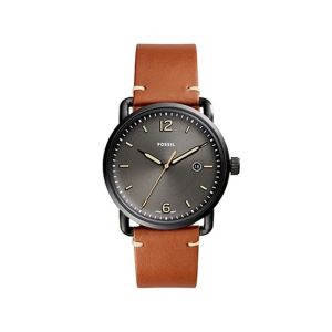 Fossil The Commuter Three-Hand Date Men's Watch Light Brown (FS5276)