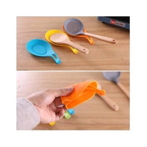 G-Mart Heat Resistant Silicone Spoon Rest Multi