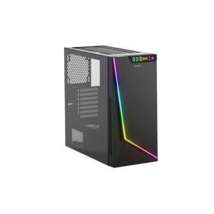 Gamdias Argus M1 RGB Tempered Glass Mid-Tower Gaming Case Black