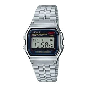 Genshirts Digital Stainless Steel Men's Watch Silver