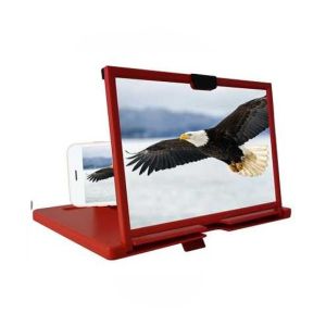 Gharelopk 3D Mabile Phone Screen Magnifier Red