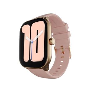 Ronin Smart Watch With Golden Dial (R-06)-Pink
