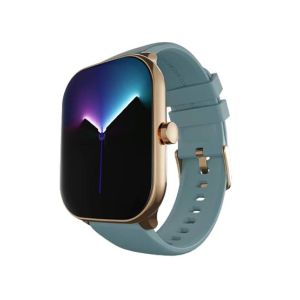 Ronin Smart Watch With Golden Dial (R-06)-Teal