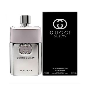 Gucci Guilty Platinum Pour Homme Eau De Toilette For Men 90ml