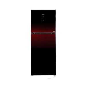 Haier Glass Door Inverter Freezer-On-Top Refrigerator 10.5 Cu Ft (HRF-336 IPB)