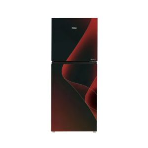 Haier Smart Inverter Glass Door Freezer-on-top Refrigerator 10 Cu Ft (HRF-316IP)-Red