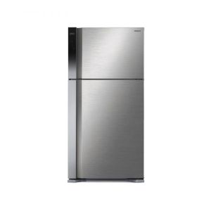 Hitachi Big 2 Stylish Inverter Freezer-on-Top Refrigerator 18 Cu Ft Silver (R-V630P7MS)