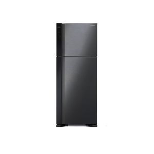 Hitachi Big 2 Stylish Freezer-on-top Refrigerator Brilliant Black 16 Cu ft (R-V560P7MS)