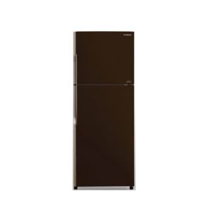 Hitachi Stylish Line Glass Series Refrigerator Glass Brown 14 Cu ft (R-VG460P8M)
