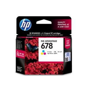 HP 678 Tri-Color Ink Advantage Cartridge (CZ108AA)
