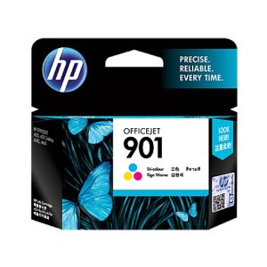 HP 901 Tri-Color Ink Cartridge (CC656AA)