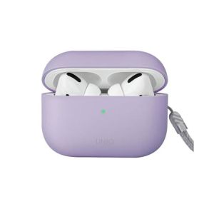 Uniq Lino Hybrid Liquid Silicone Case For AirPod Pro 2nd Gen Lavender